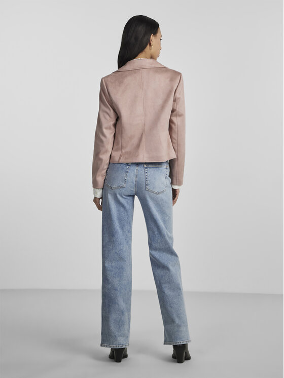 Pieces Pieces Giacca in similpelle 17134838 Rosa Regular Fit