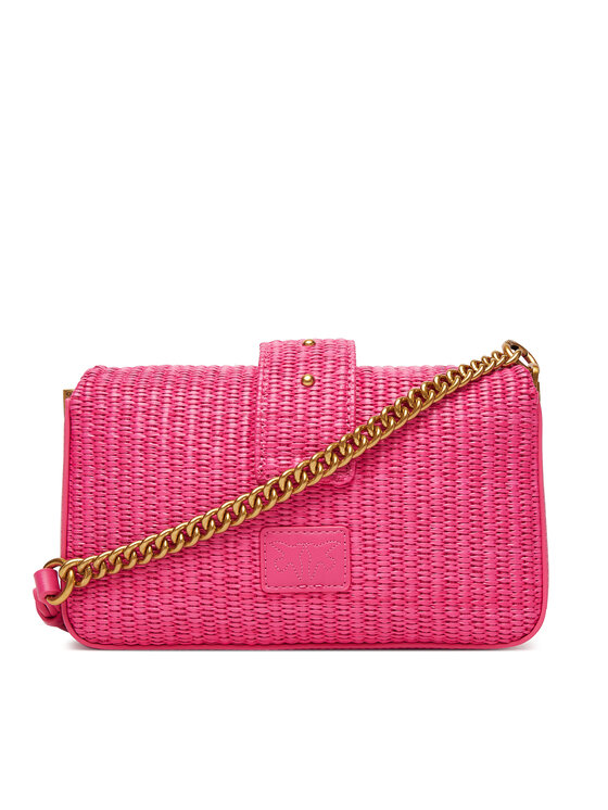 PINKO PINKO Rankinė Love One Mini Slouchy Fl PE 25 PLTT 104340 A2CF Rožinė