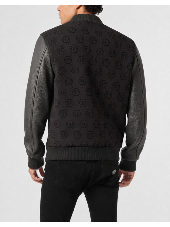 PHILIPP PLEIN PHILIPP PLEIN Bunda bomber 26087 Černá Regular Fit