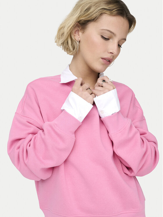 ONLY ONLY Mikina Best 15338727 Ružová Regular Fit