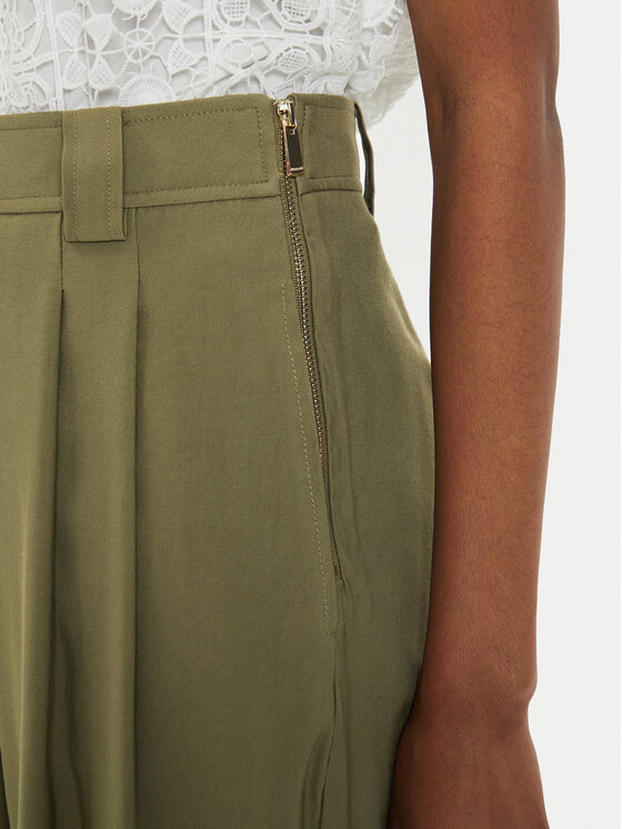 Morgan Morgan Pantaloni palazzo 242-PVADIA Verde Loose Fit