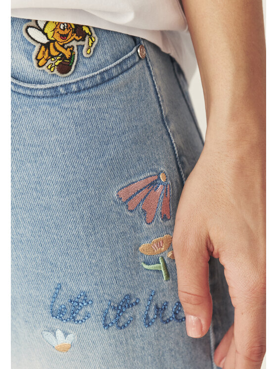 TATUUM TATUUM Jeansy HONEY Niebieski Loose Fit