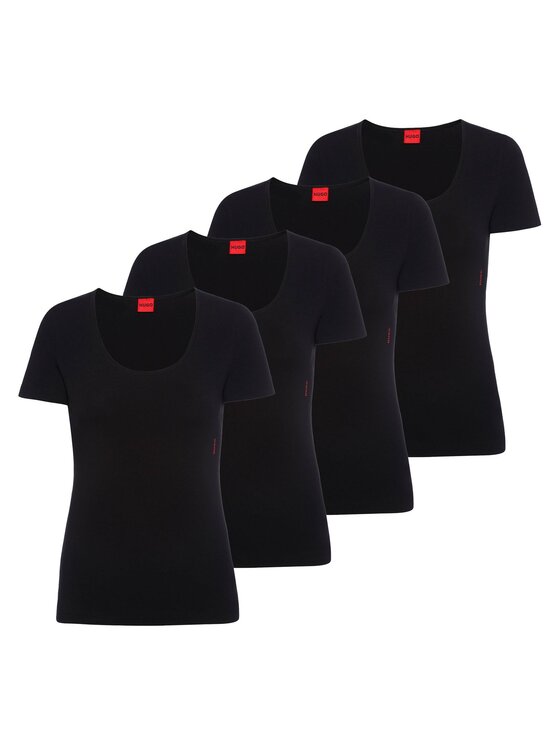 HUGO HUGO Komplet t-shirtów 27058 Czarny Slim Fit
