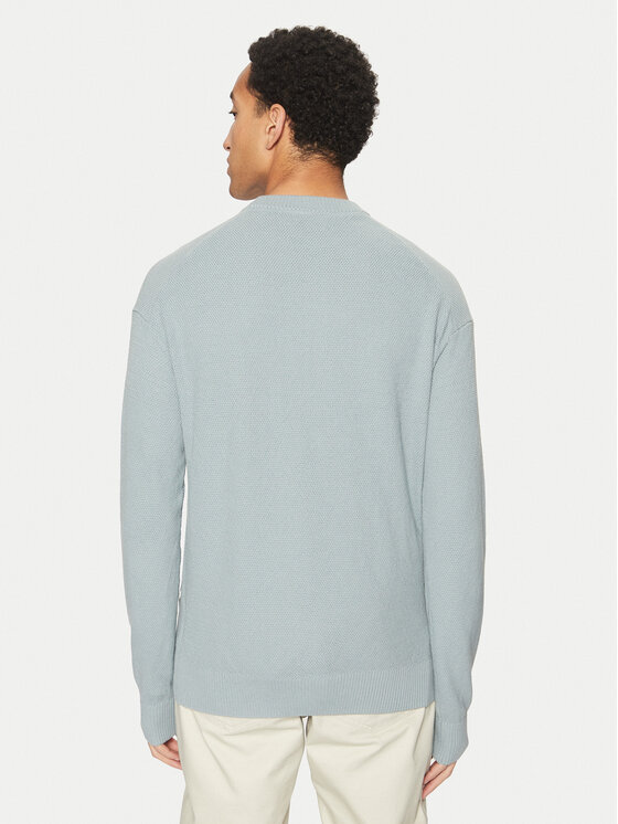 Calvin Klein Jeans Calvin Klein Jeans Sweter J30J326746 Niebieski Relaxed Fit