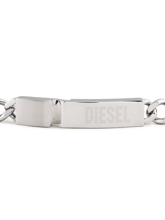 Diesel Diesel Bransoletka Stacked DX0966040 Srebrny