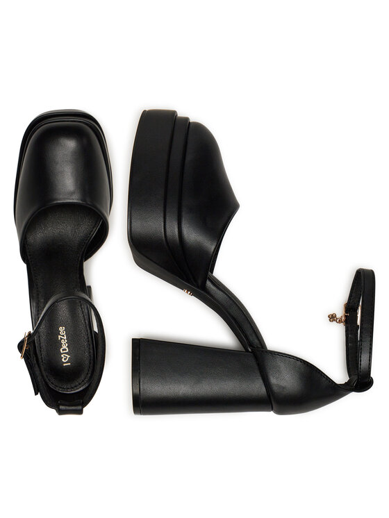DeeZee DeeZee Czółenka LW85478-6 Czarny