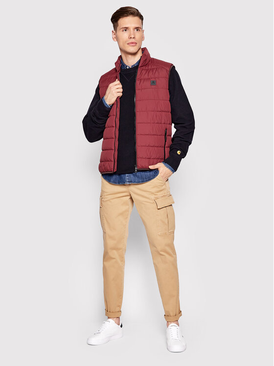 Gilet 227 0960 72022 Bordeaux Regular Fit