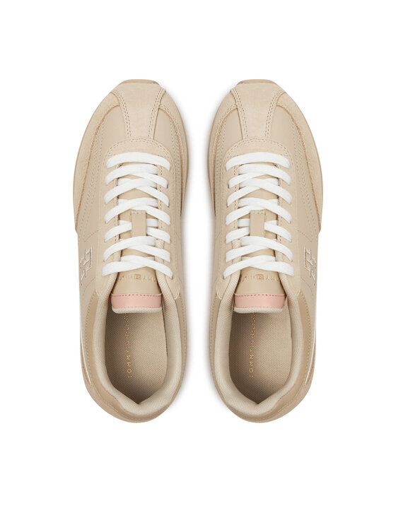Tommy Hilfiger Tommy Hilfiger Laisvalaikio batai Heritage Runner FW0FW08114 Smėlio