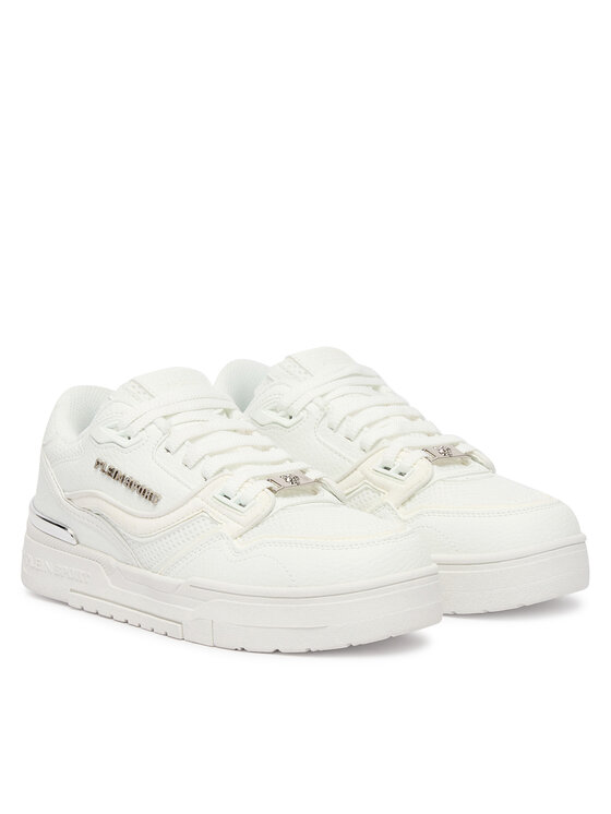 Plein Sport Plein Sport Sneakersy SAFS USC0845 STE003N Biela