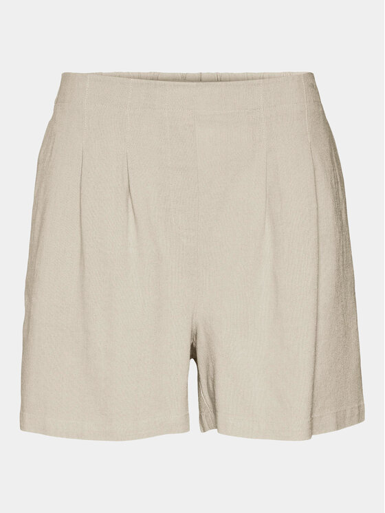 Vero Moda Vero Moda Šortky z materiálu Jesmilo 10279694 Béžová Regular Fit