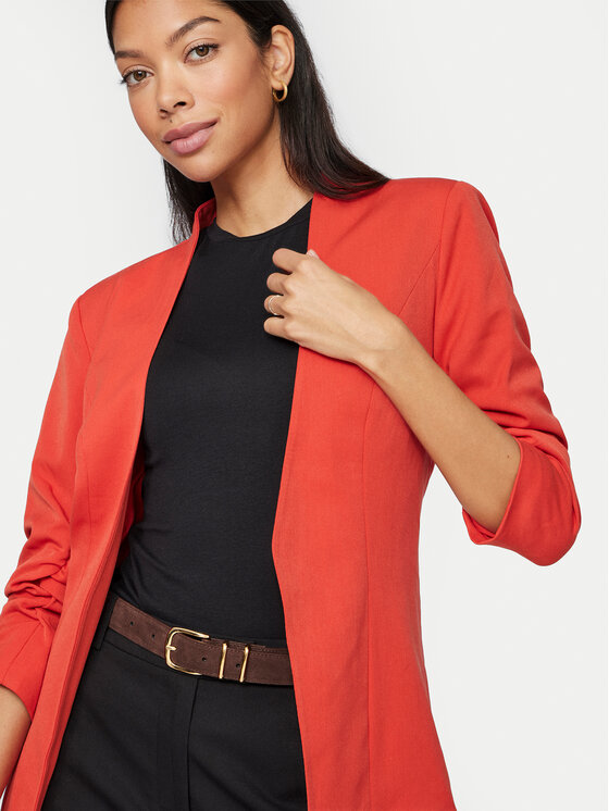 Vila Vila Švarkas Her New 14039434 Oranžinė Regular Fit