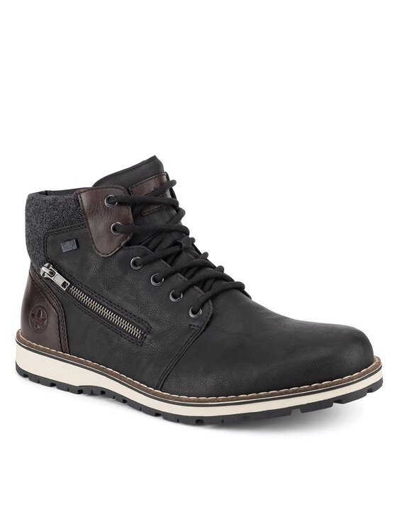 Rieker Rieker Schnürschuhe 38441-01 Schwarz