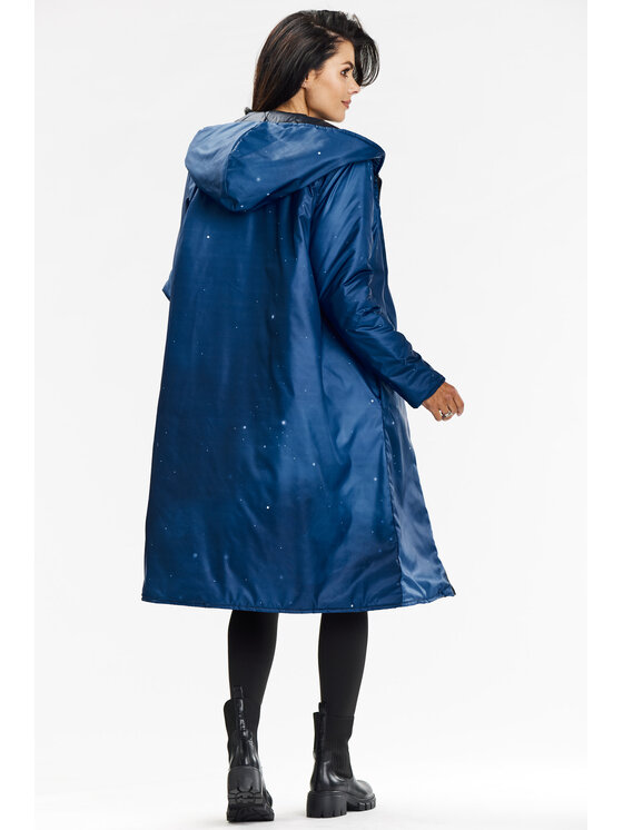 Awama Awama Giacca da donna A685 Blu scuro Basic Fit