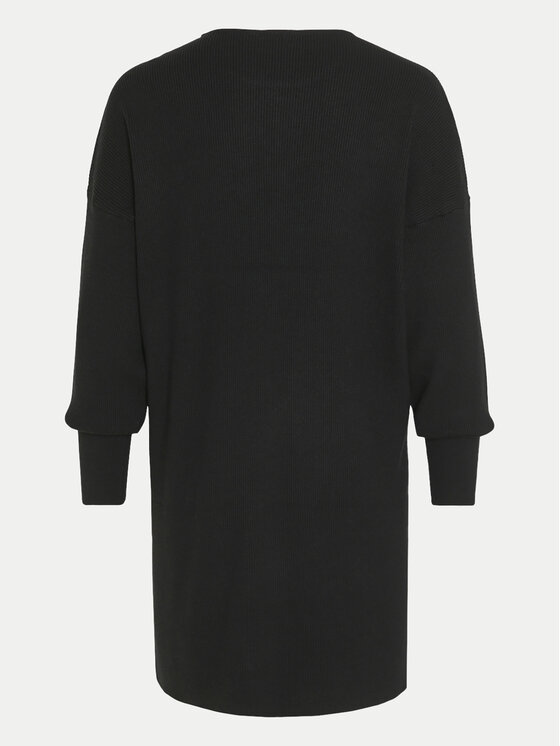 Vila Vila Vestito di maglia Cilja 14099478 Nero Relaxed Fit