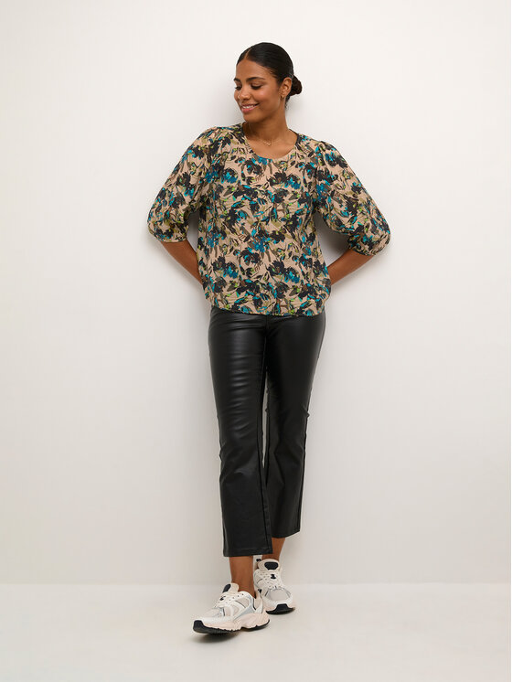 Kaffe Kaffe Majica Olga 10507643 Šarena Loose Fit