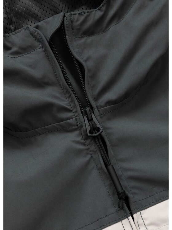 PITBULL PITBULL Kurtka przejściowa Kurtka przejściowa męska z kapturem 2 Color Longwood M Czarny Regular Fit