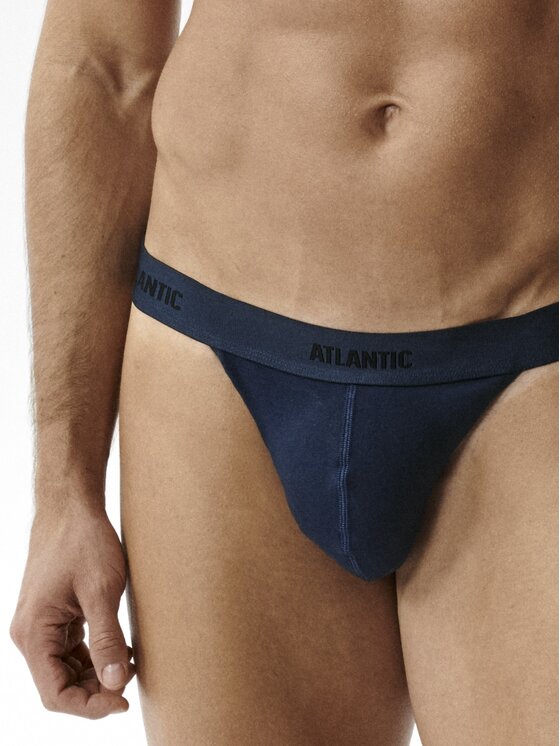 Atlantic Atlantic Slipy tanga Granatowy