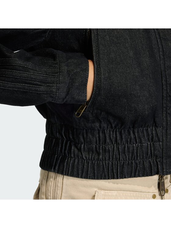 adidas adidas Giacca di jeans KD3918 Nero Regular Fit