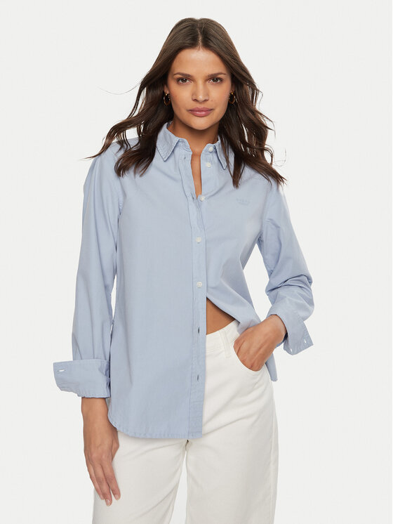 Guess Jeans Guess Jeans Košile W4YH68 WGCF1 Modrá Regular Fit