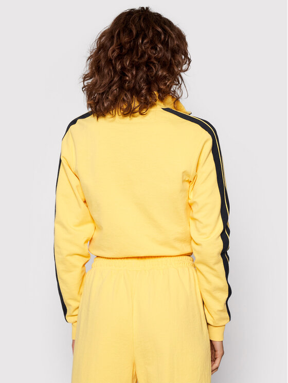 Felpa Laboria SGK12339 Giallo Cropped Fit