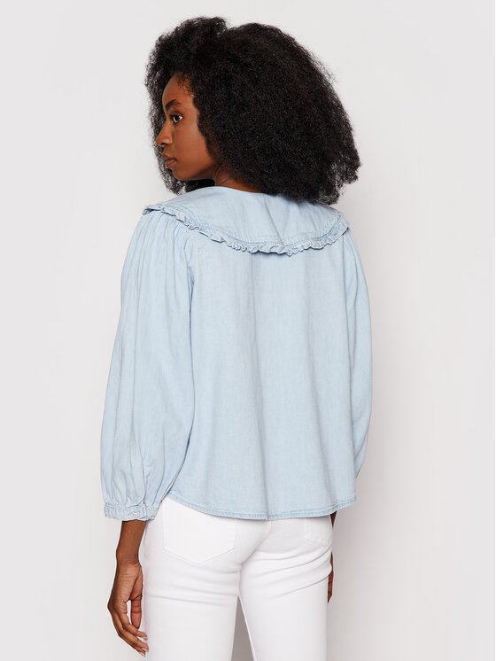 Camicia di jeans Mimmi A0668-0002 Blu Relaxed Fit