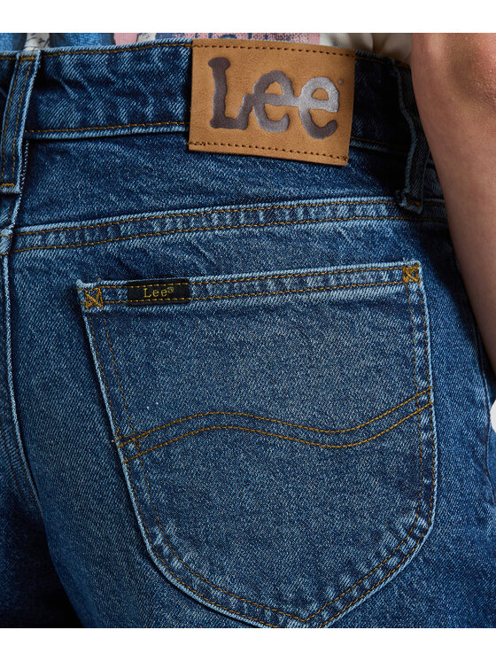 Lee Lee Jeansy 112385869 Niebieski Relaxed Fit