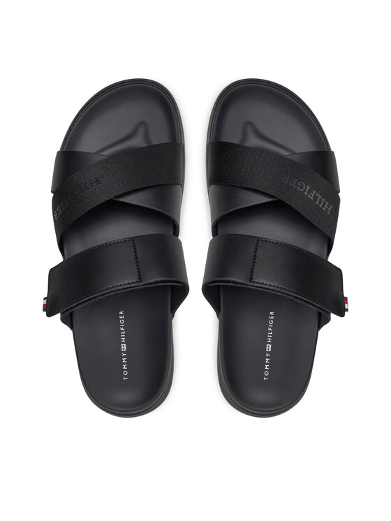 Tommy Hilfiger Tommy Hilfiger Ciabatte D Density Hilfiger Mix Sandal FM0FM05004 Nero