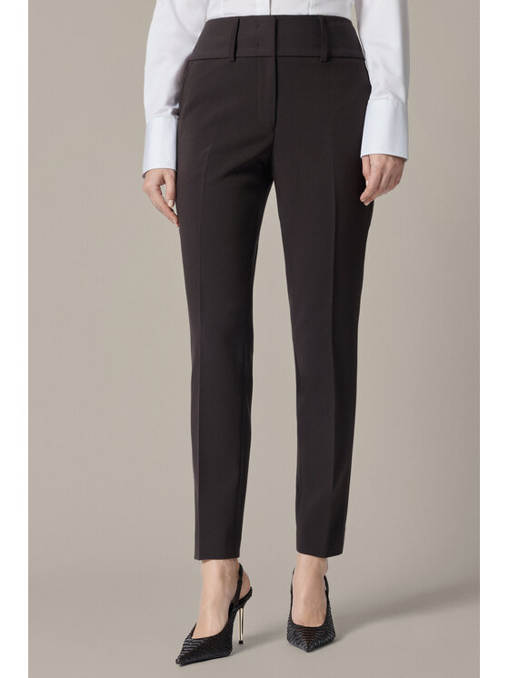 Lancerto Lancerto Spodnie materiałowe Donna SP073225000017 Brązowy Regular Fit