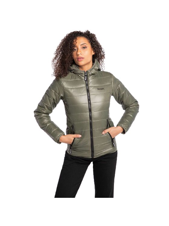 Bench Giacca di transizione kara 118543 008 Verde Classic Fit