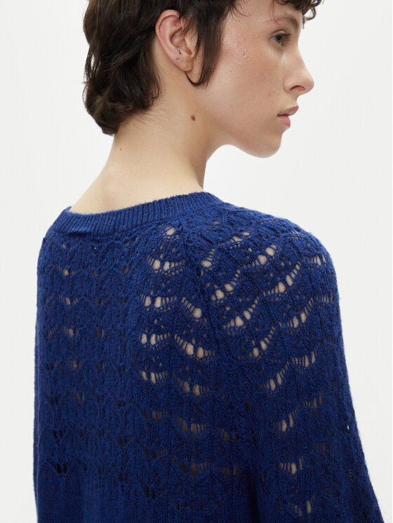 Pepe Jeans Pepe Jeans Sweter Naina PL702241 Niebieski Regular Fit