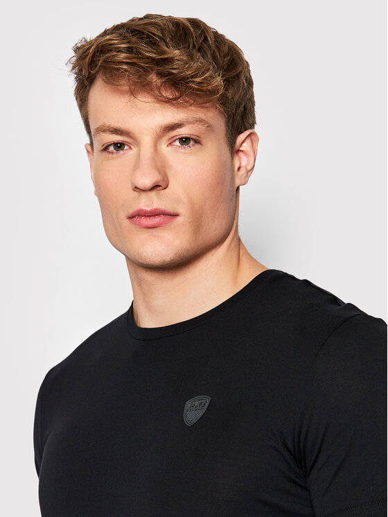 EA7 Emporio Armani EA7 Emporio Armani T-Shirt 8NPT03 PJNQZ 1200 Czarny Regular Fit
