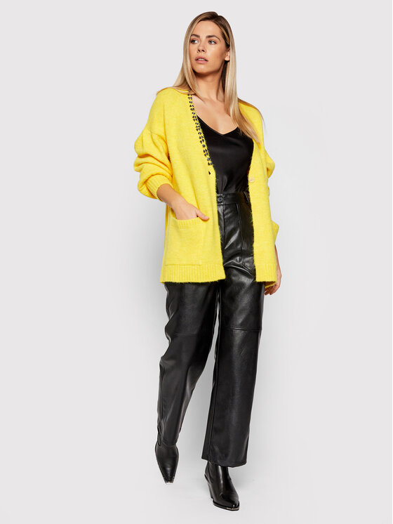 Cardigan CF1176 MA79L Giallo Regular Fit