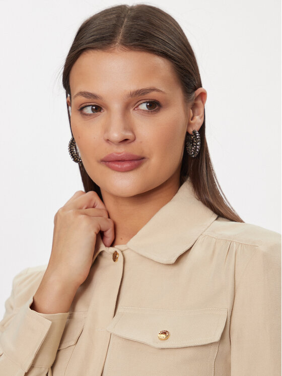 Patrizia Pepe Patrizia Pepe Haljina košulja 8A1251/A372-B182 Bež Regular Fit