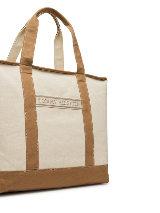 Tommy Hilfiger Tommy Hilfiger Сумка Th Summer Canvas Tote AW0AW17421 Бежевий