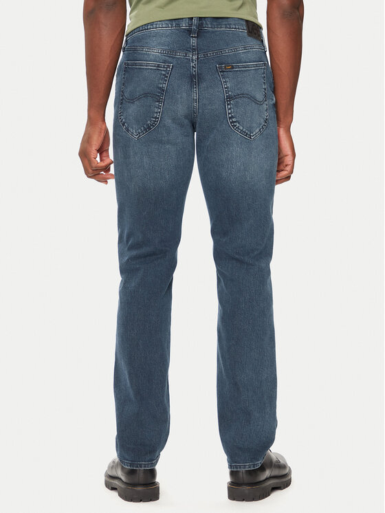 Lee Lee Jeans hlače Daren 112355807 Mornarsko modra Straight Fit
