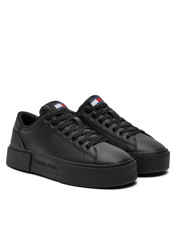 Tommy Jeans Sneakers Foxing Flatform Sneaker EN0EN02567 Noir Modivo