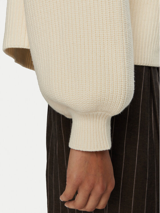 Gestuz Gestuz Rollkragenpullover Meba 10909324 Beige Loose Fit