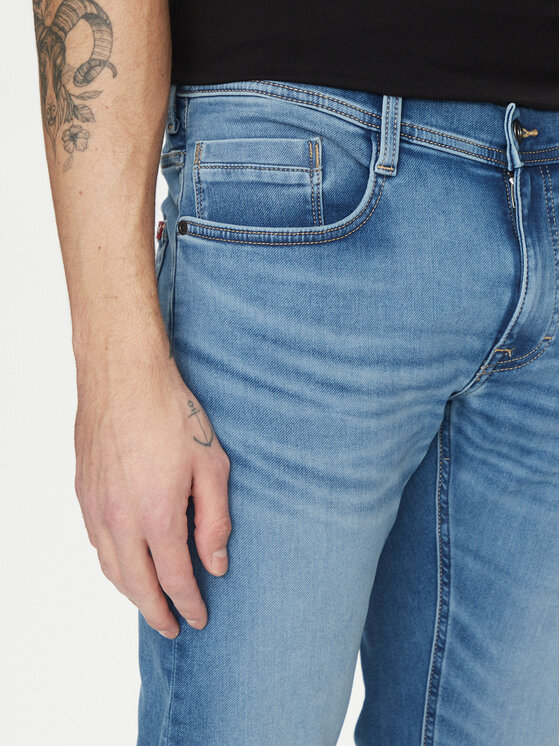 Mustang Mustang Jeansy Oregon 1014374 Niebieski Slim Fit
