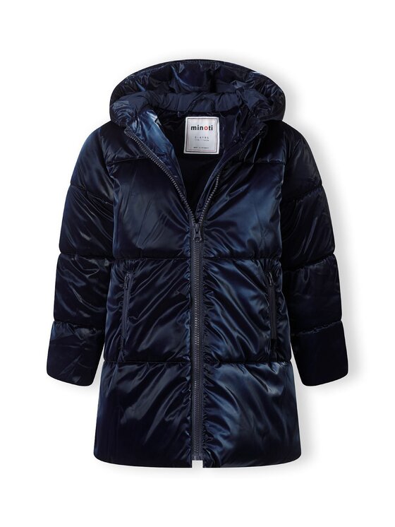 minoti minoti Kurtka zimowa 32COAT193 Granatowy Longline Fit