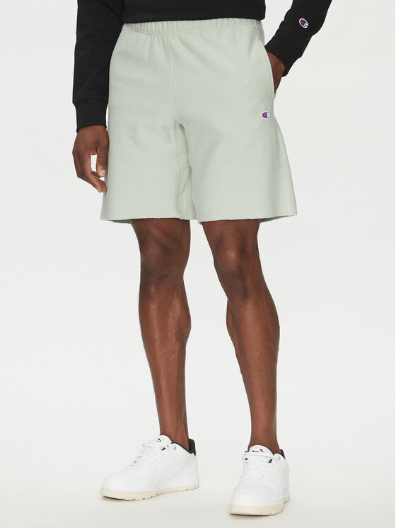Champion Champion Športne kratke hlače 220764 Zelena Loose Fit
