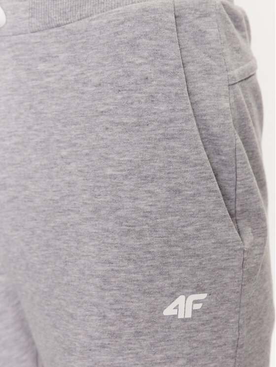 4F 4F Долнище анцуг 4FSS23TTROF229 Сив Regular Fit