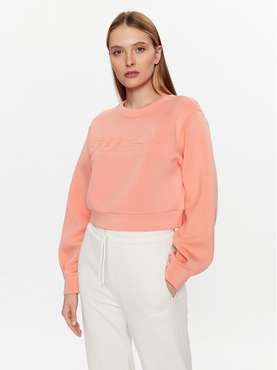 Guess Bluză V3BQ15 K7UW2 Coral Regular Fit