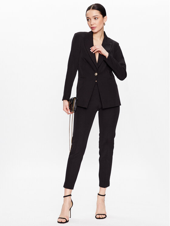 Pantaloni chino 23EB52Z/M08 Nero Slim Fit