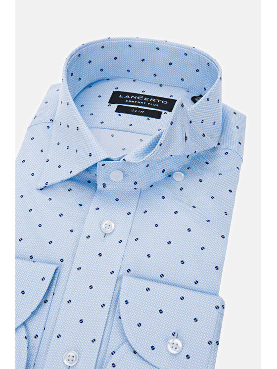 Lancerto Lancerto Koszula Miriam KO073219000016 Błękitny Slim Fit