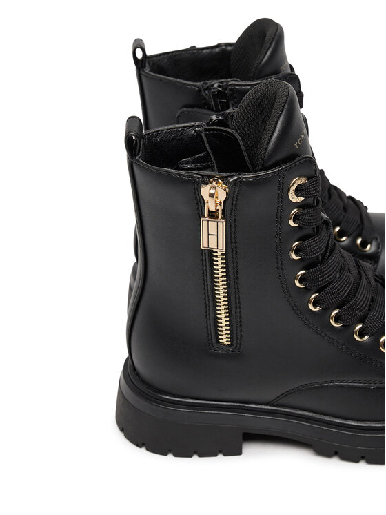 Tommy Hilfiger Tommy Hilfiger Schnürstiefeletten Lace-Up Bootie T3A5-33567-1351 M Schwarz
