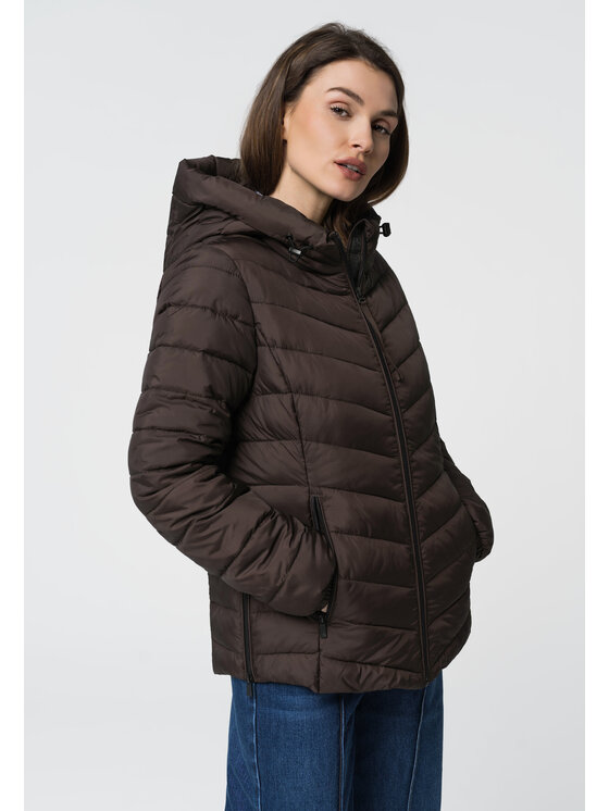 Volcano Volcano Kurtka zimowa J-NORDIC Brązowy Regular Fit