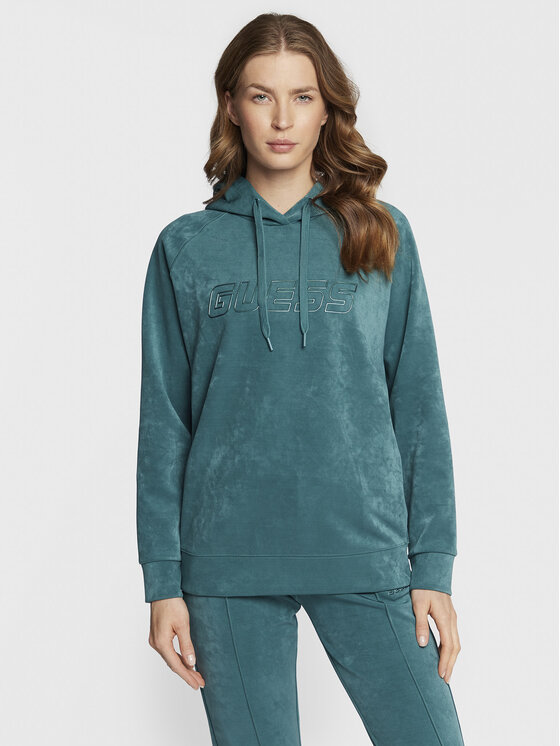 Felpa V2BQ01 KBC00 Verde Regular Fit