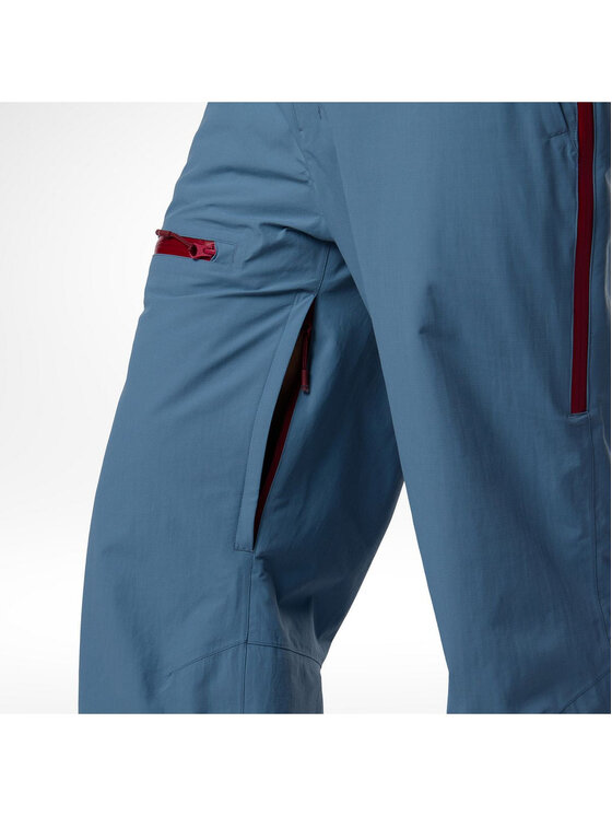 Rossignol Rossignol Spodnie narciarskie Outerlimits Insulated Bib Niebieski Relaxed Fit