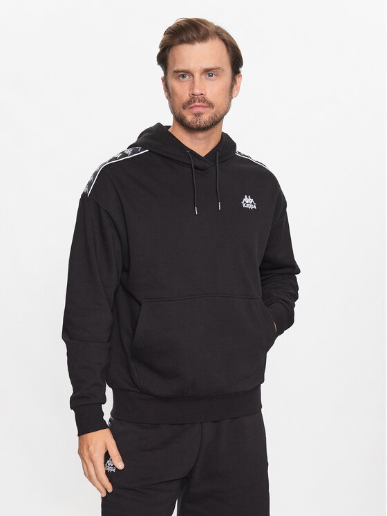 Kappa Kappa Μπλούζα 313007 Μαύρο Regular Fit