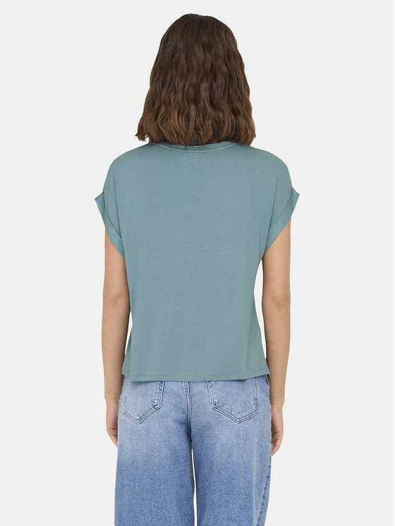 ONLY ONLY Bluzka Lieke 15303413 Zielony Regular Fit
